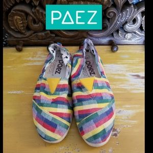 PAEZ Men's Striped Espadrille Shoes